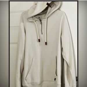 Awesome quality - Men's Cream Hoodie Sweater from the brand Fundamental Coast